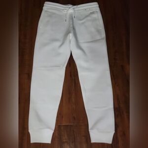 New w/o tags White Joggers